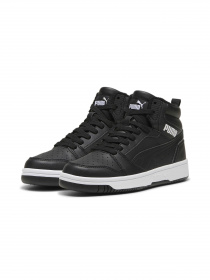 Кеды высокие PUMA Rebound V6 Mid Wtr Jr модель 394685 Кеды высокие PUMA Rebound V6 Mid Wtr Jr модель 394685 Фото