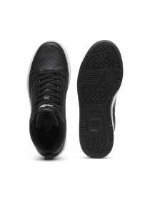 Кеды высокие PUMA Rebound V6 Mid Wtr Jr модель 394685 Кеды высокие PUMA Rebound V6 Mid Wtr Jr модель 394685 Фото