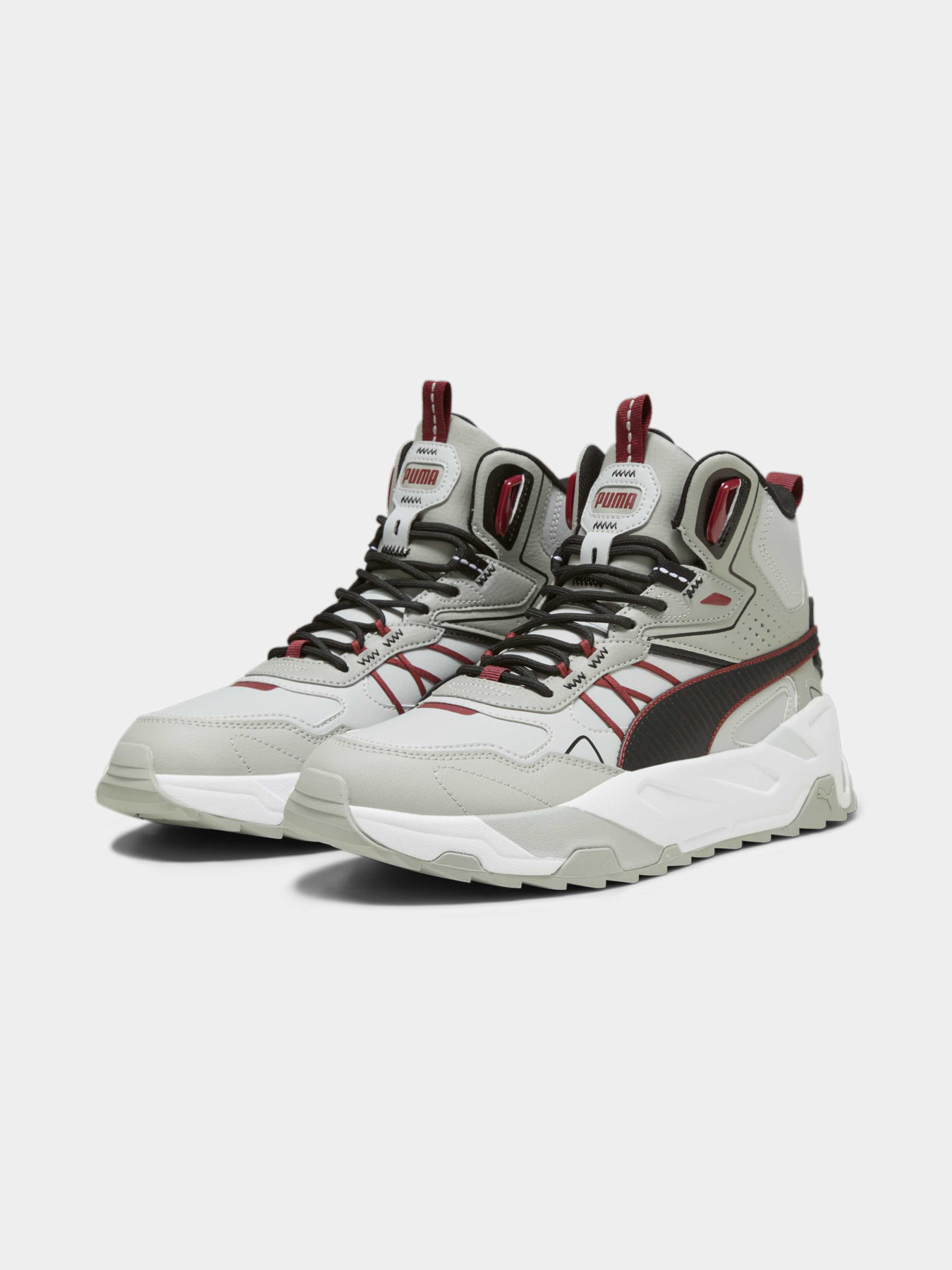 Кроссовки повседневные PUMA Trinity Mid Hybrid L модель 393985 Фото