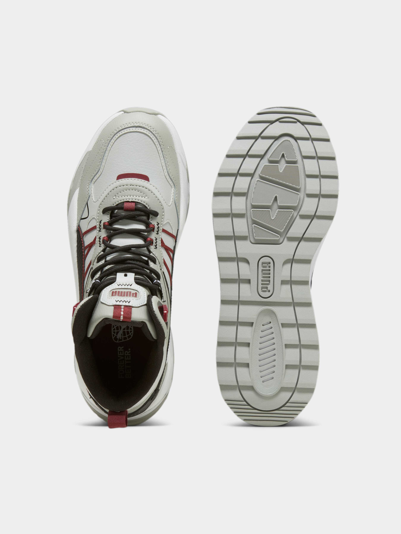 Кроссовки повседневные PUMA Trinity Mid Hybrid L модель 393985 Фото