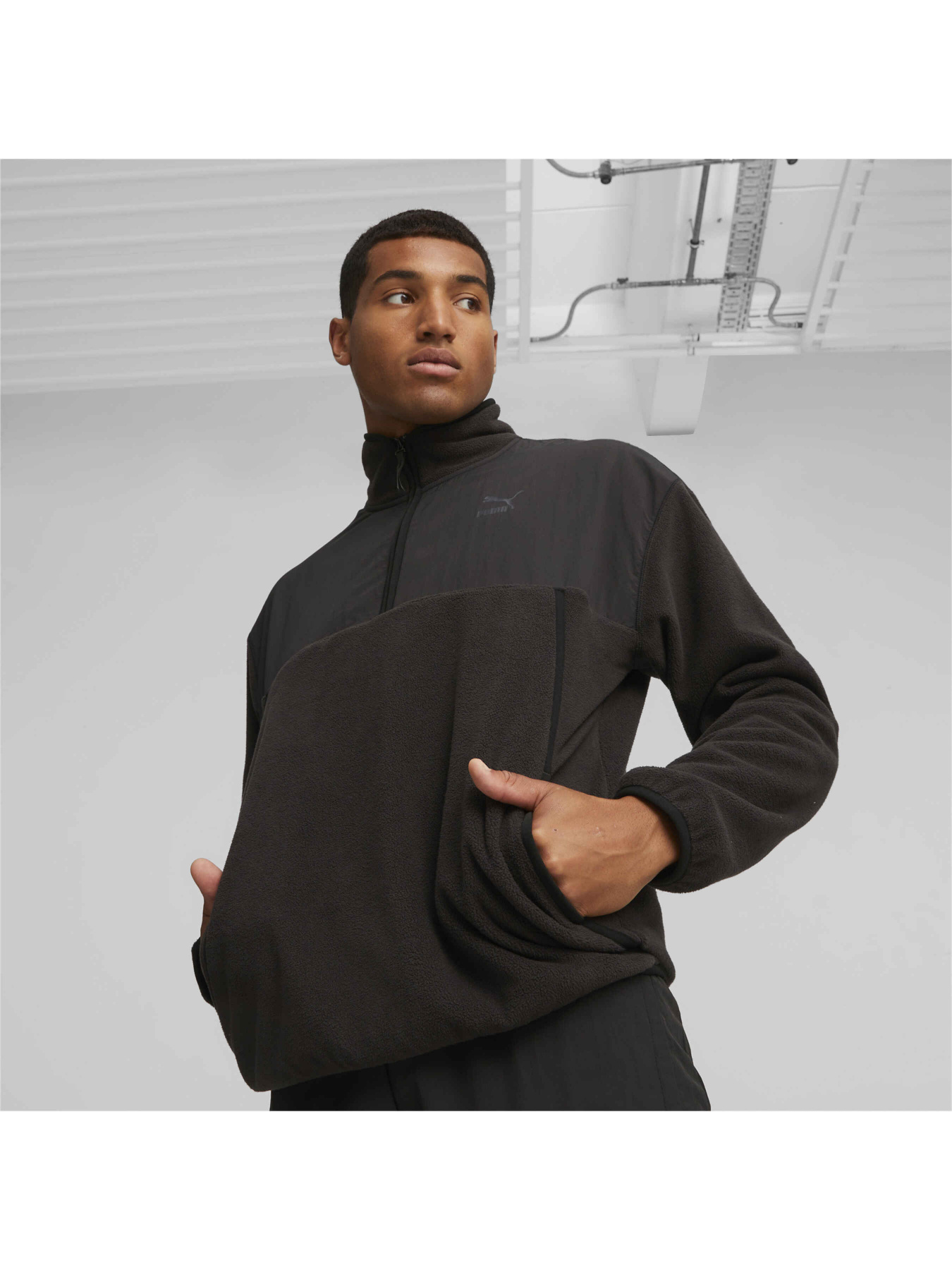 Кофта PUMA Classics Utility Half-zip модель 621349 Фото