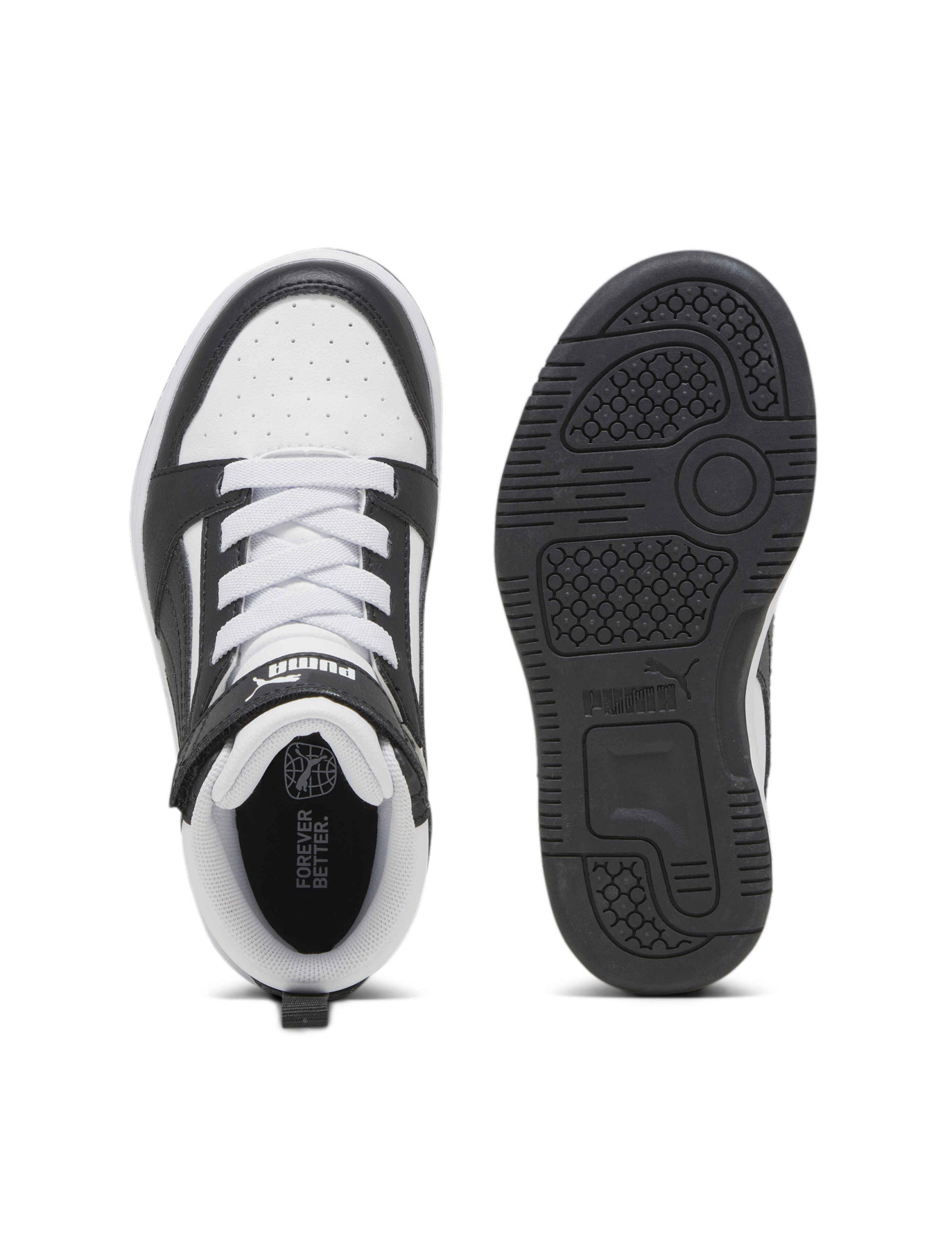 Кеды высокие PUMA Rebound V6 Mid Ac+ Ps модель 393832 Фото