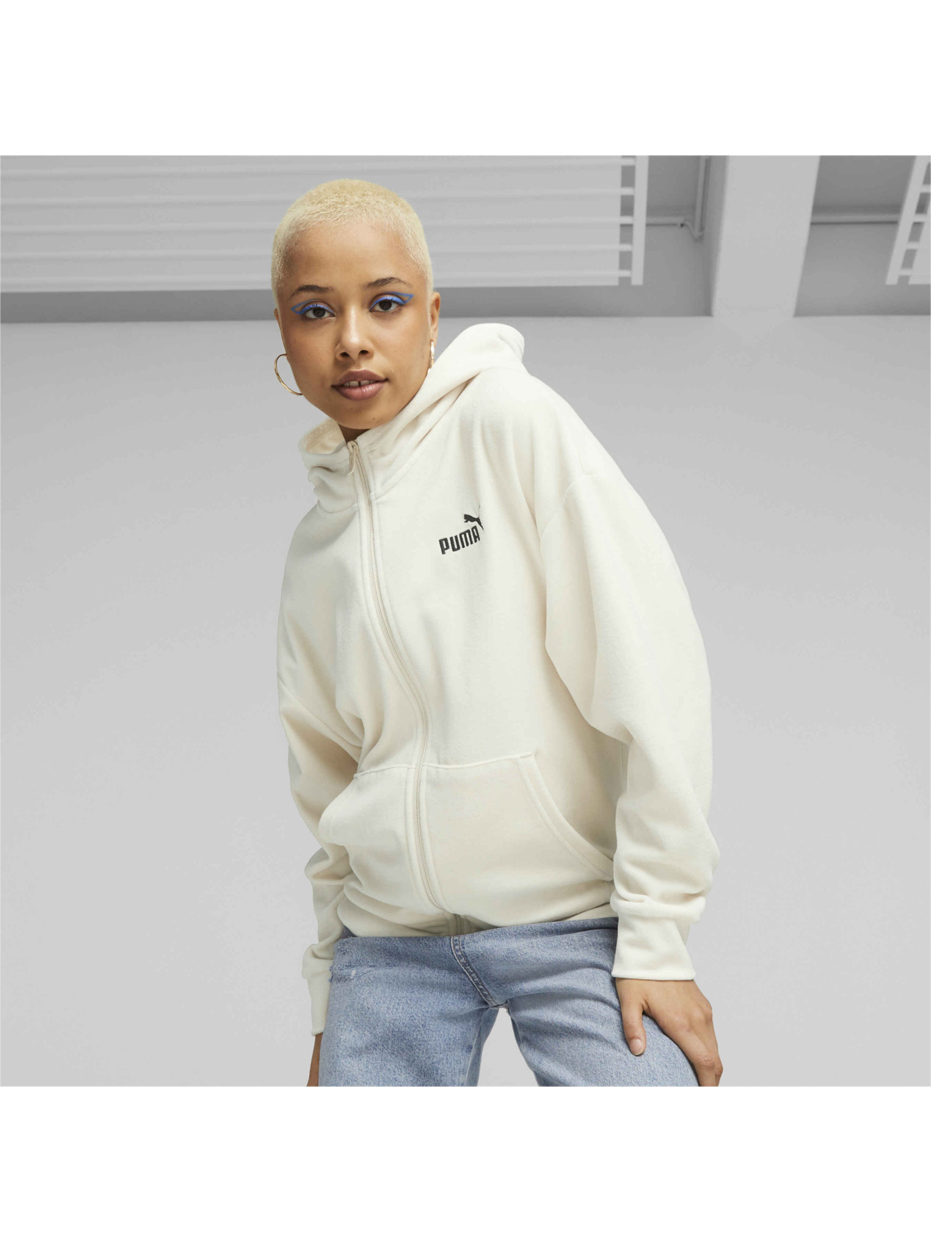 Кофта PUMA Ess Elevated Full-zip Hoodie модель 675990 Фото