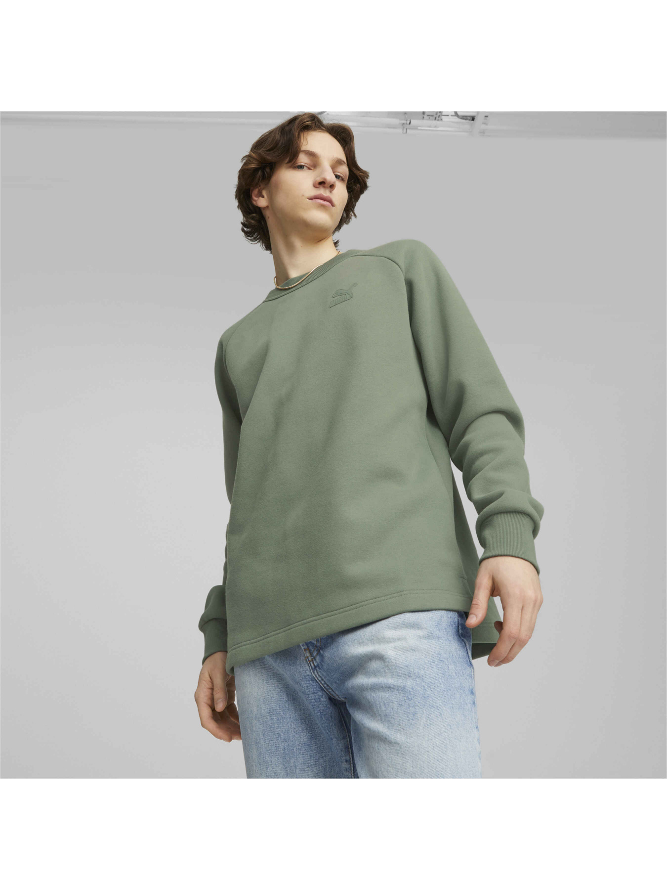 Свитшот PUMA Classics Crew Fl модель 625219 Фото