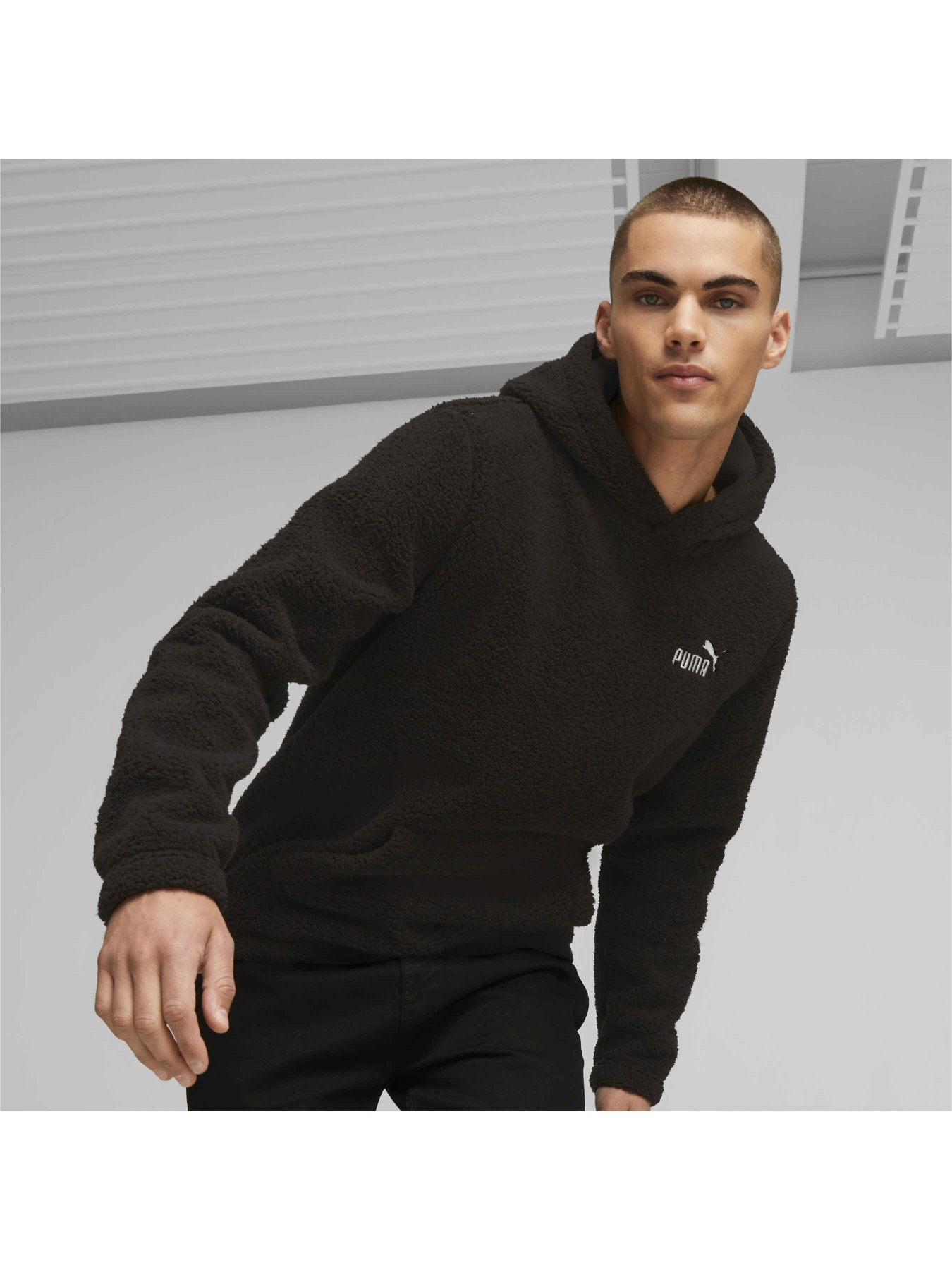 Худи PUMA Ess Elevated Sherpa Hoodie модель 675982 Фото