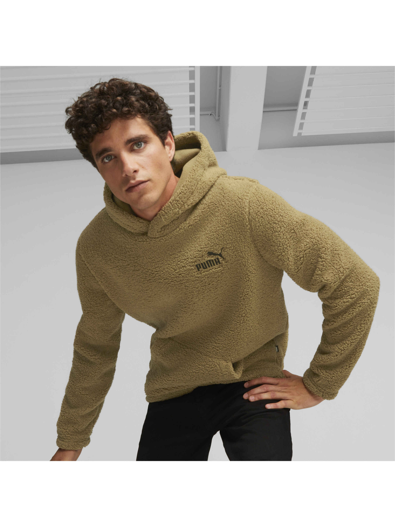 Худи PUMA Ess Elevated Sherpa Hoodie модель 675982 Фото