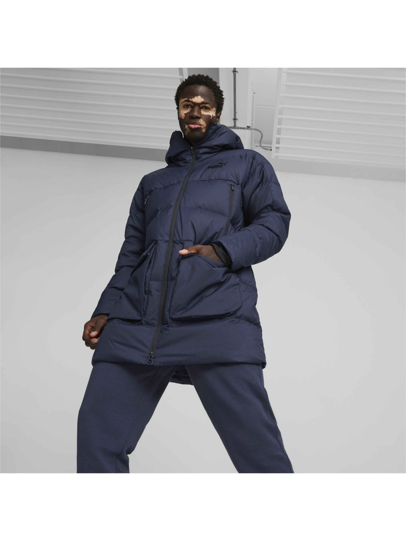 Пуховик PUMA Protective Hooded Down Coat модель 675378 Фото