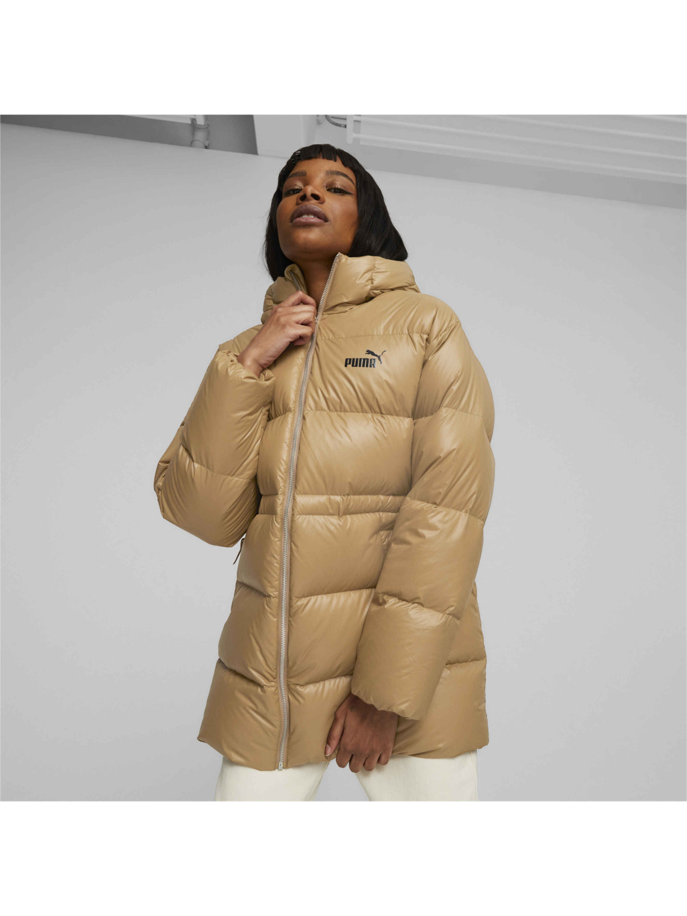 Пуховик PUMA Style Hooded Down Jacket модель 675368 Фото