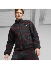 Демисезонная куртка PUMA Downtown Aop Sherpa Jacket модель 621677 Фото