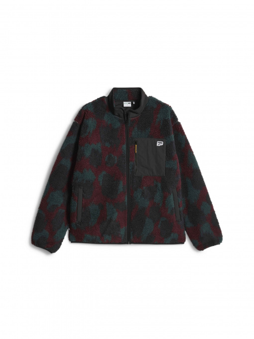Демисезонная куртка PUMA Downtown Aop Sherpa Jacket модель 621677 Фото