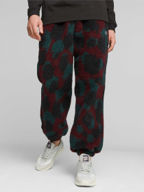 Штаны спортивные PUMA Downtown Aop Sherpa Pants модель 622241 Фото