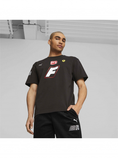 Футболка спортивна PUMA Ferrari Race Garage Crew Tee модель 621122 — фото 3 - INTERTOP