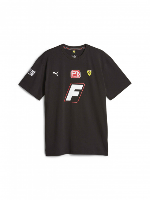 Футболка спортивная PUMA Ferrari Race Garage Crew Tee модель 621122 Фото