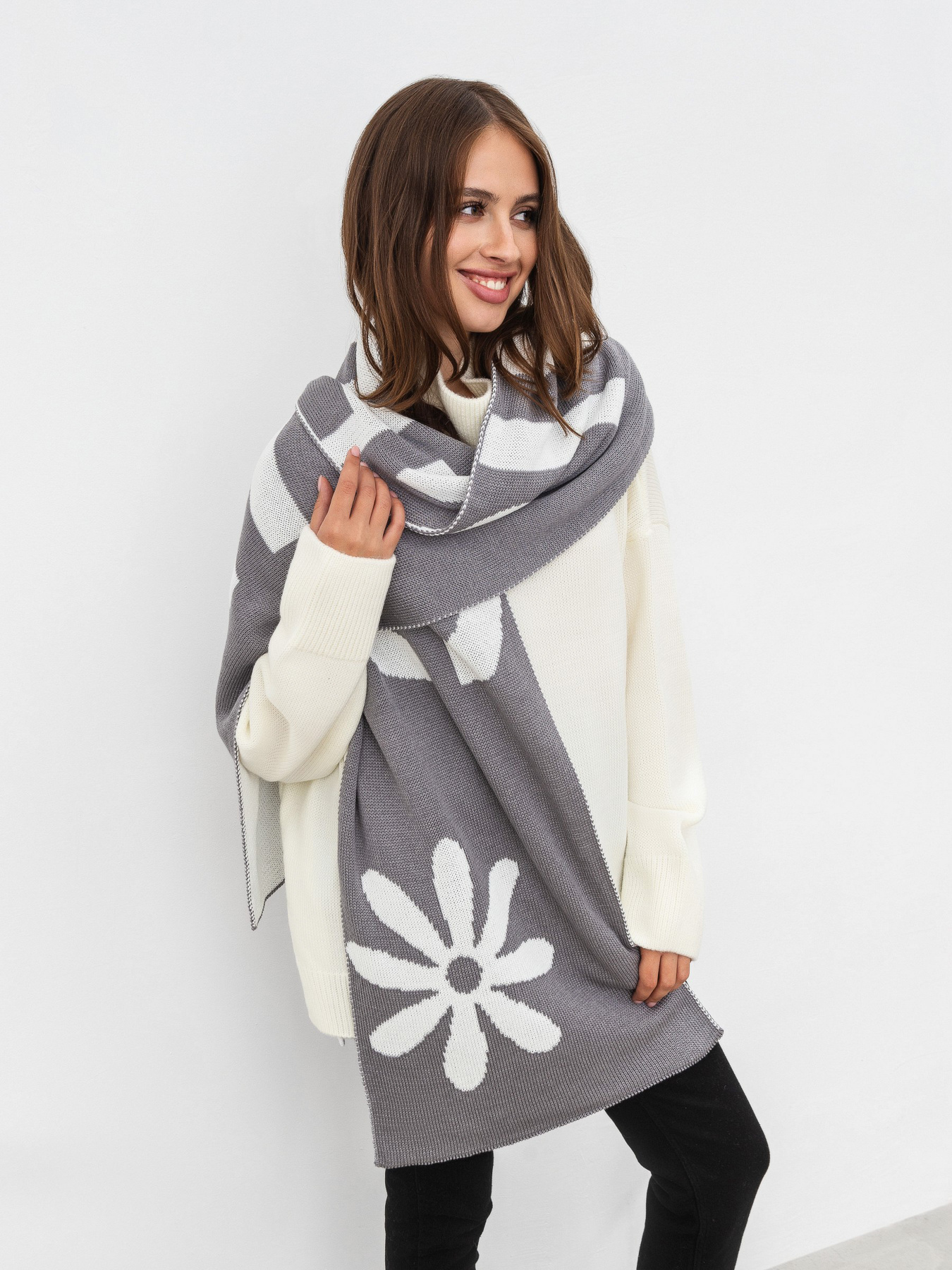 Шарф Romashka модель 310012203001 Фото