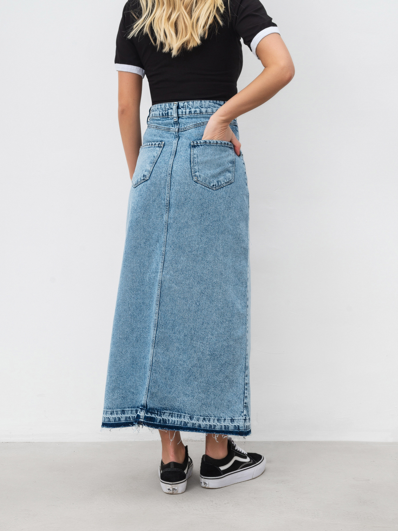 Джинсовая юбка Romashka Окаяма модель 206024905041 Фото