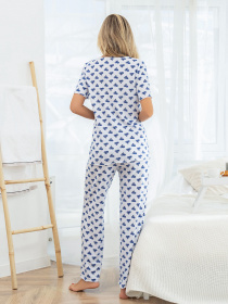 Пижама ISSA Plus модель 14359_белый Фото