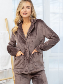 Пижама ISSA Plus модель 14323_коричневый Фото