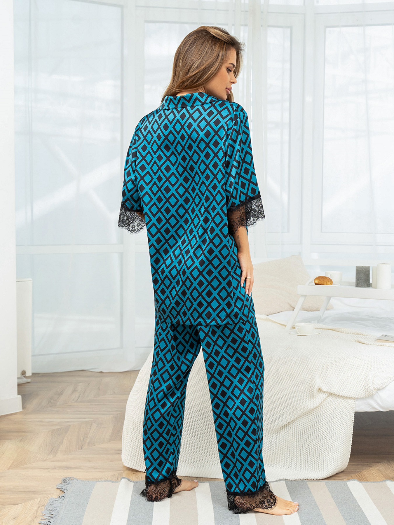 Пижама ISSA Plus модель 14335_мультиколор Фото