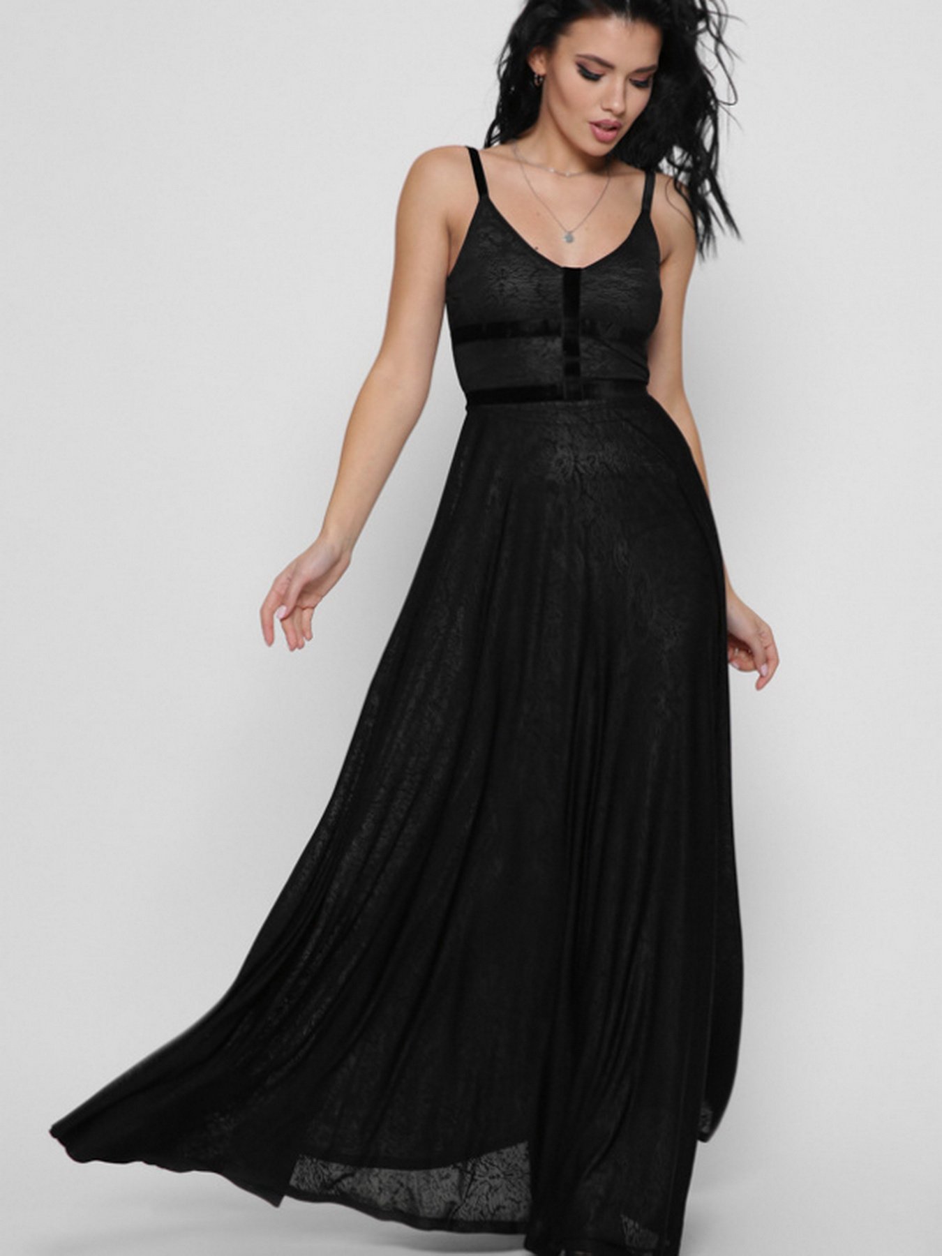 Платье макси CARICA модель KP103058 Фото