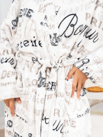 Халат ISSA Plus модель 14339_белый Фото