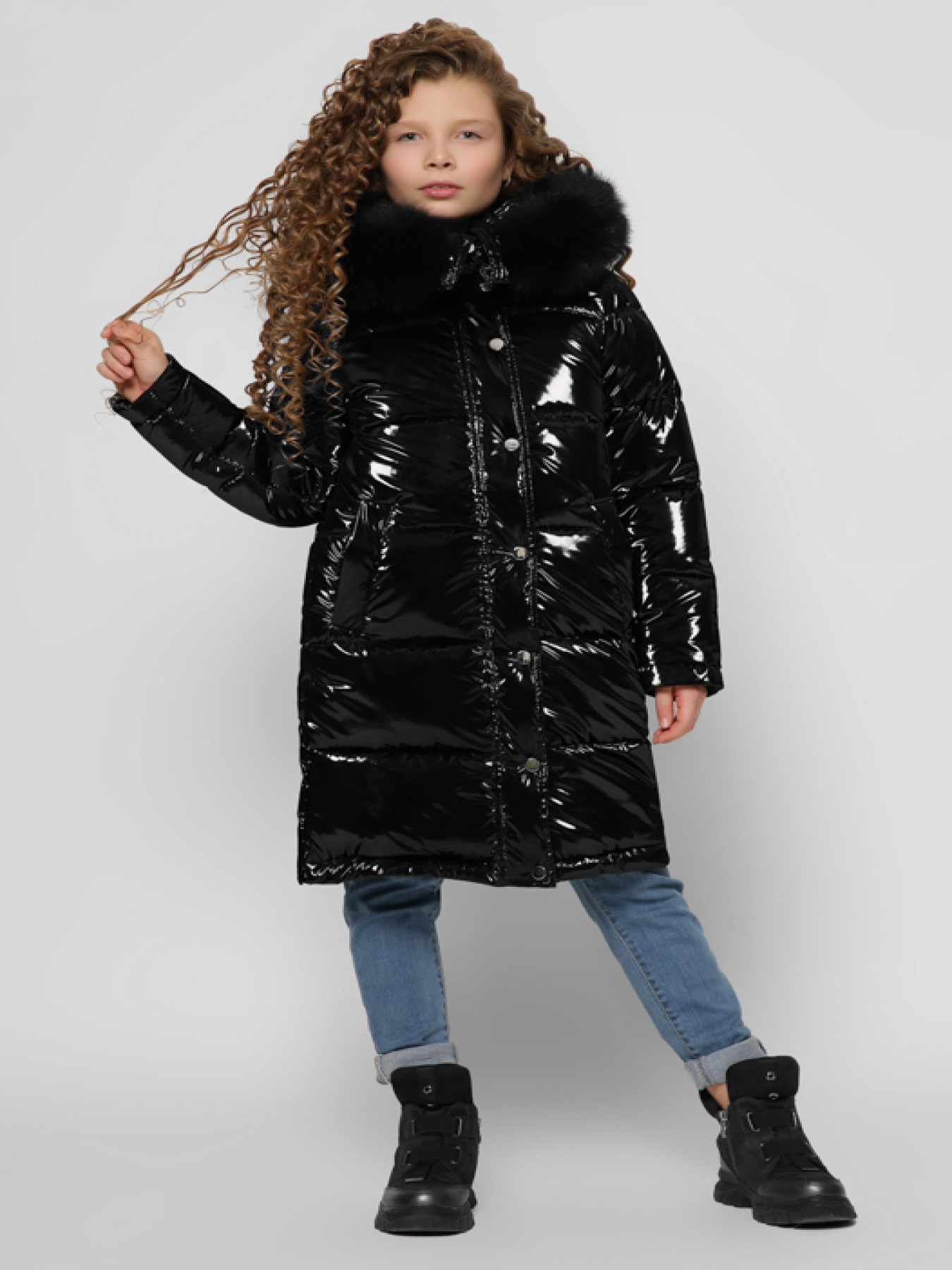 Пуховик X-Woyz модель DT83068 Пуховик X-Woyz модель DT83068 Фото