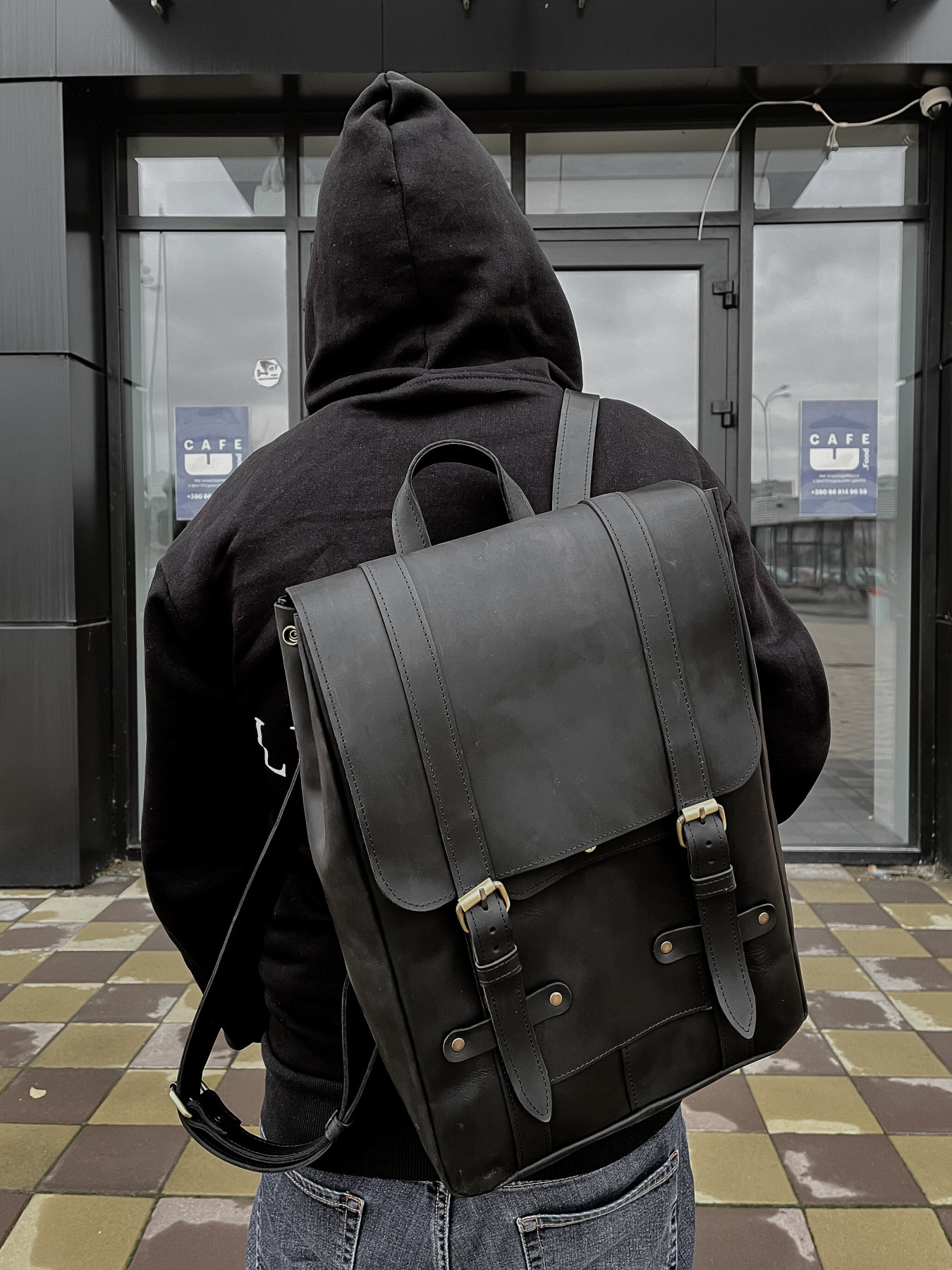 Рюкзак Legessy модель Old_Frank_Black Фото