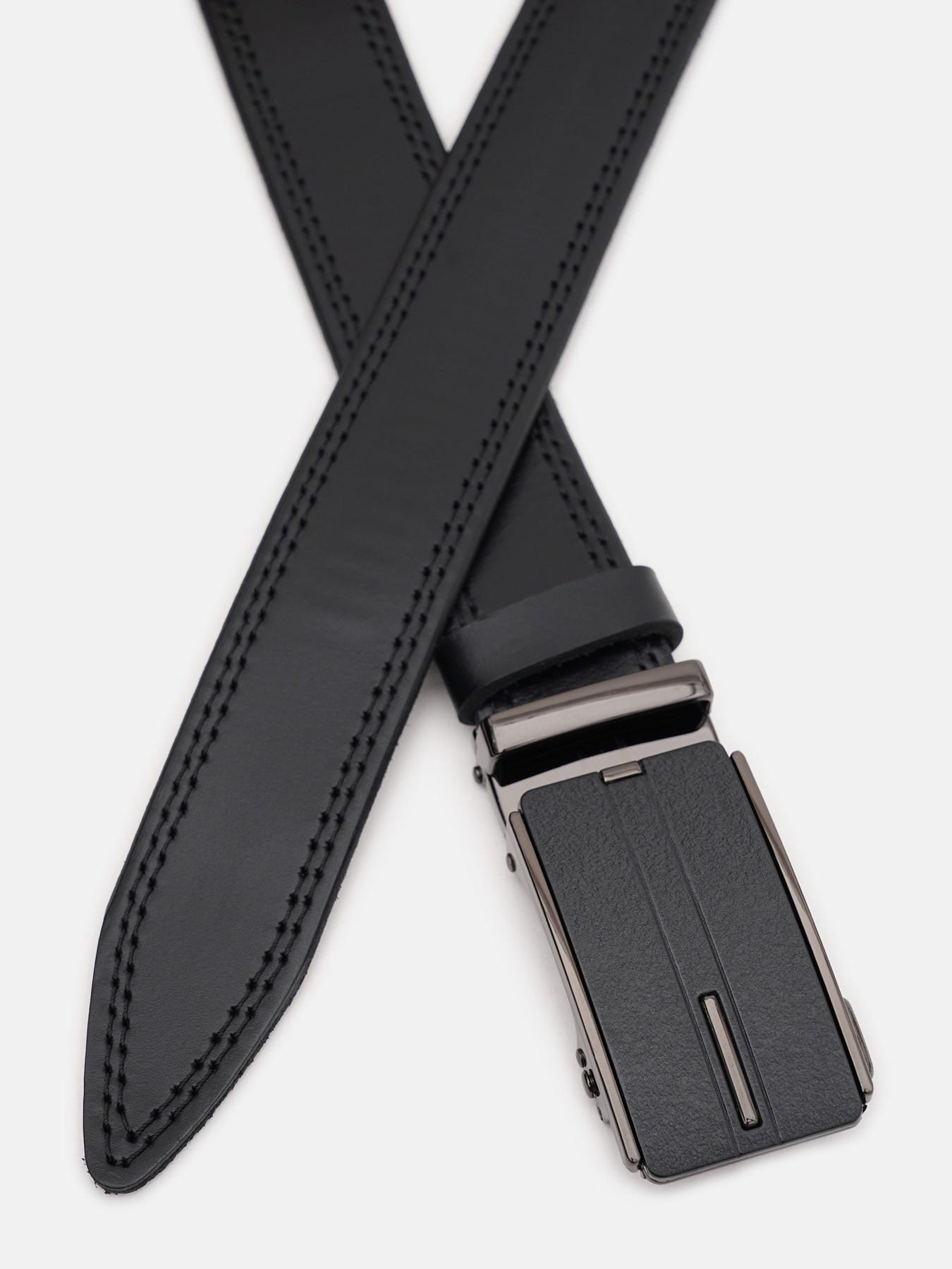 Ремінь Borsa Leather модель 115v1genav25-black Фото