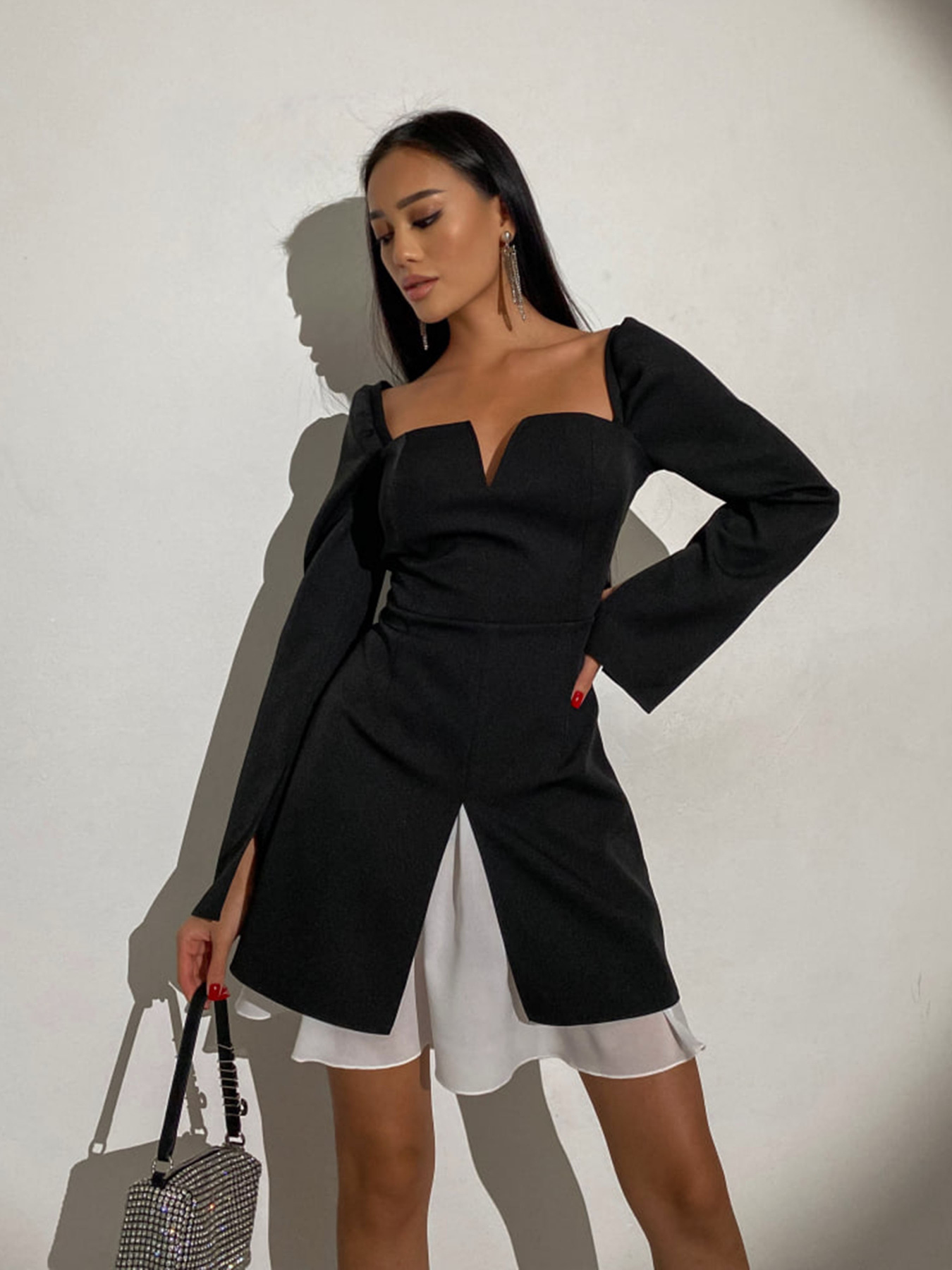 Платье мини Jadone Fashion модель Suknya_Paloma_chor Фото