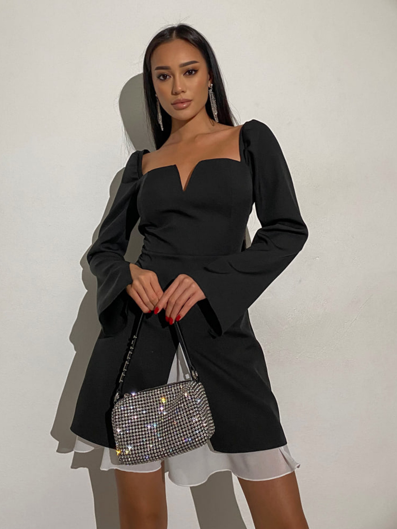 Платье мини Jadone Fashion модель Suknya_Paloma_chor Фото