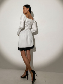 Платье мини Jadone Fashion модель Suknya_Paloma_white Фото