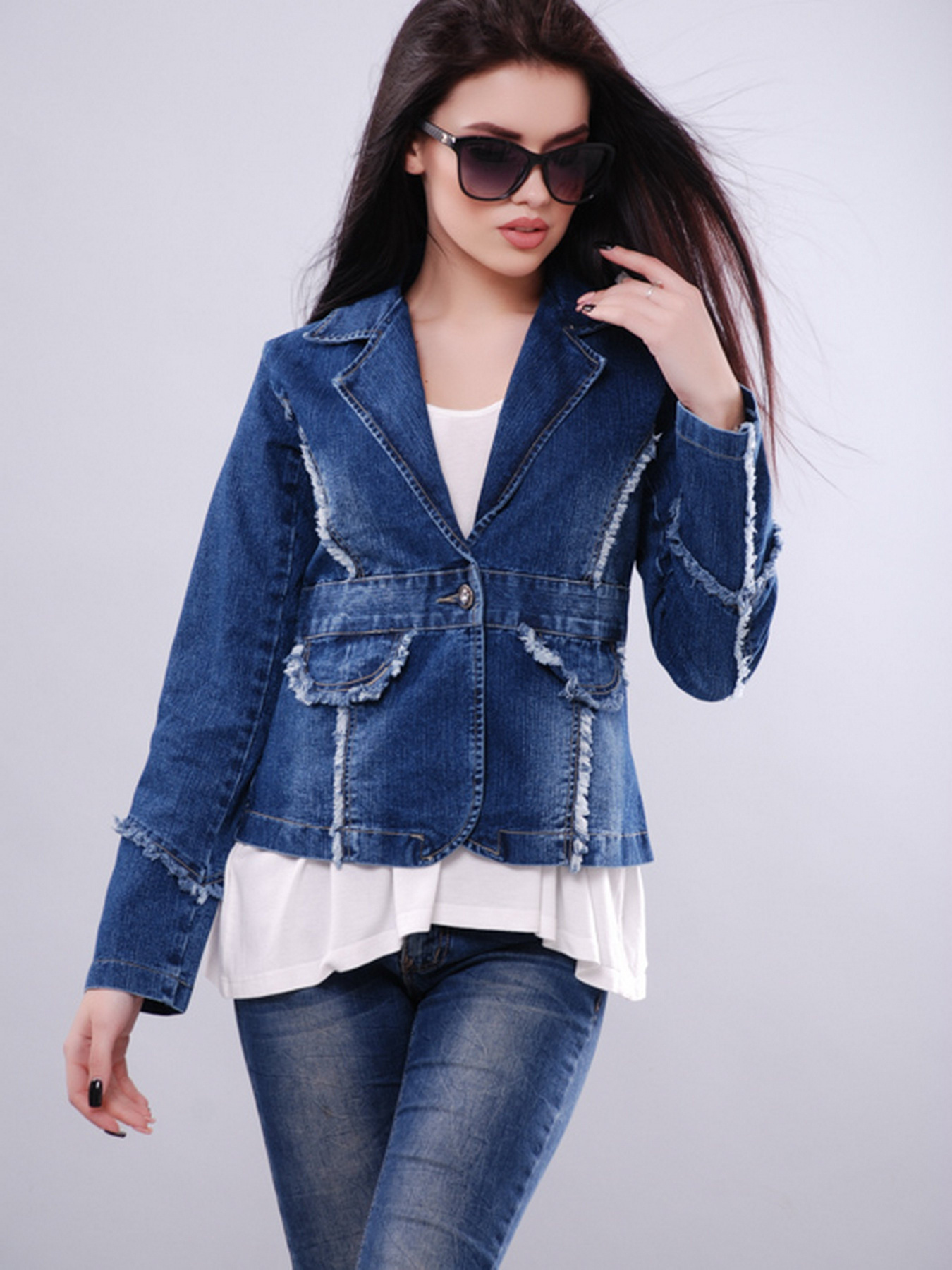 Джинсовая куртка CARICA модель 3010235 Фото