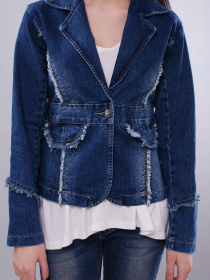 Джинсовая куртка CARICA модель 3010235 Фото