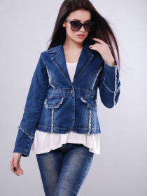 Джинсовая куртка CARICA модель 3010235 Фото