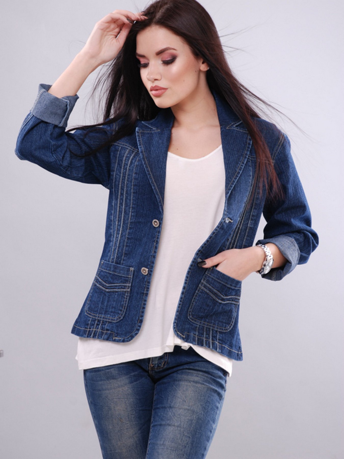 Джинсова куртка CARICA модель 3010435 Фото