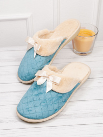 Тапки ISSA Plus модель OB3-28_голубой Фото