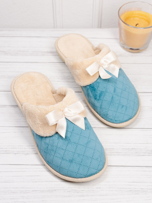 Тапки ISSA Plus модель OB3-28_голубой Фото