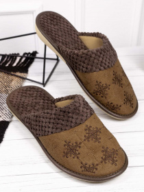 Капці ISSA Plus модель OB3-30_коричневый Фото