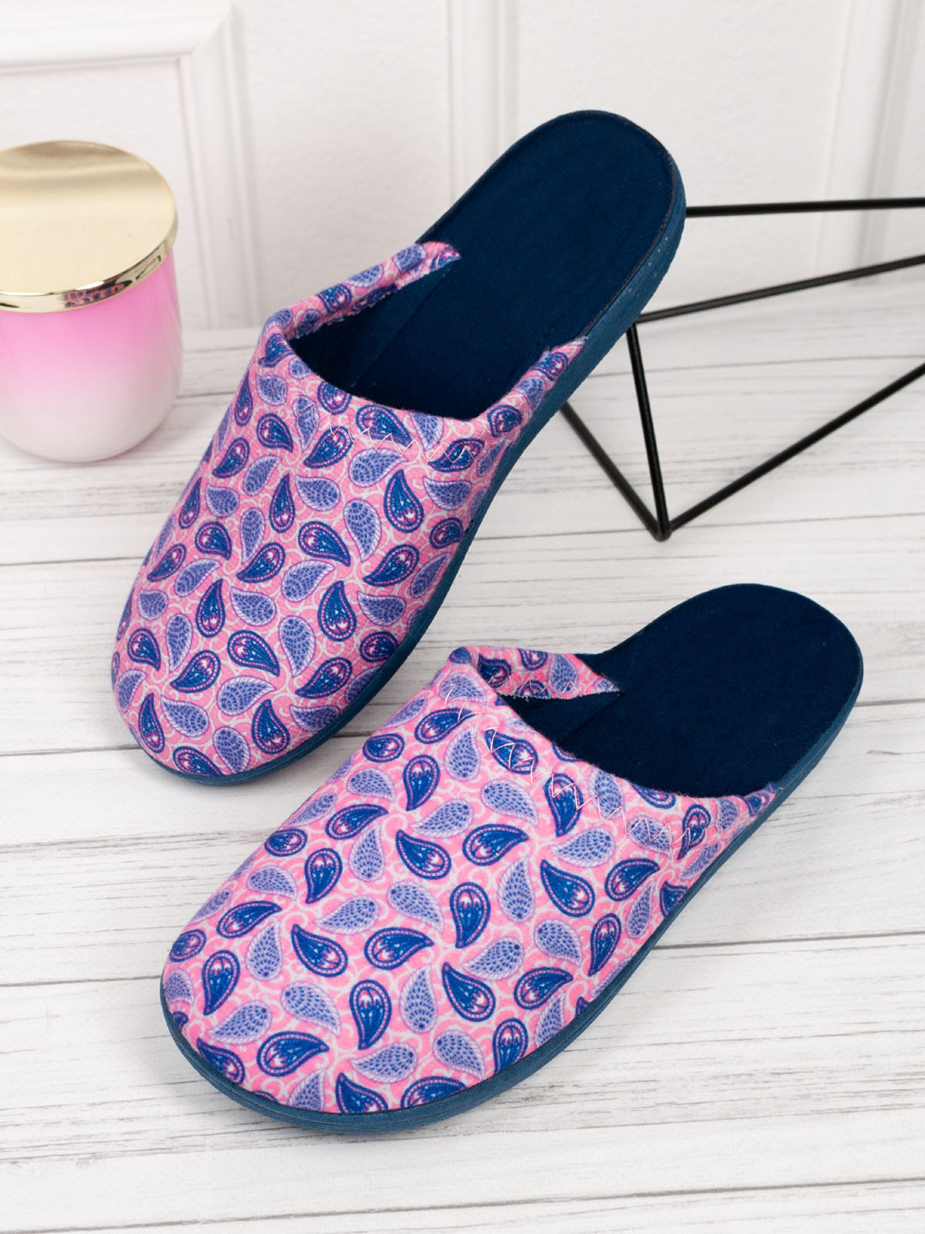 Тапки ISSA Plus модель OB3-37_розовый Фото