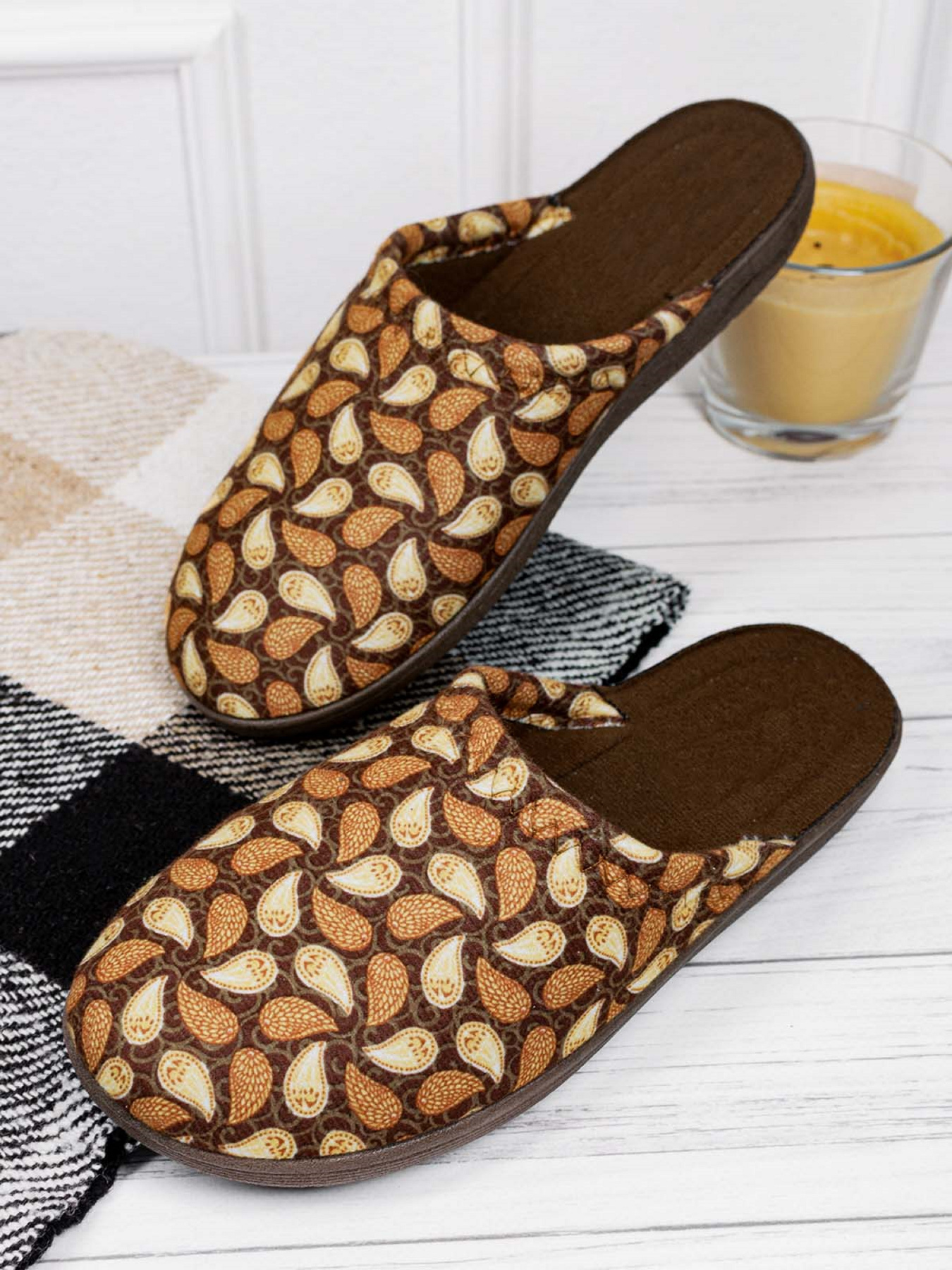 Капці ISSA Plus модель OB3-37_коричневый Фото