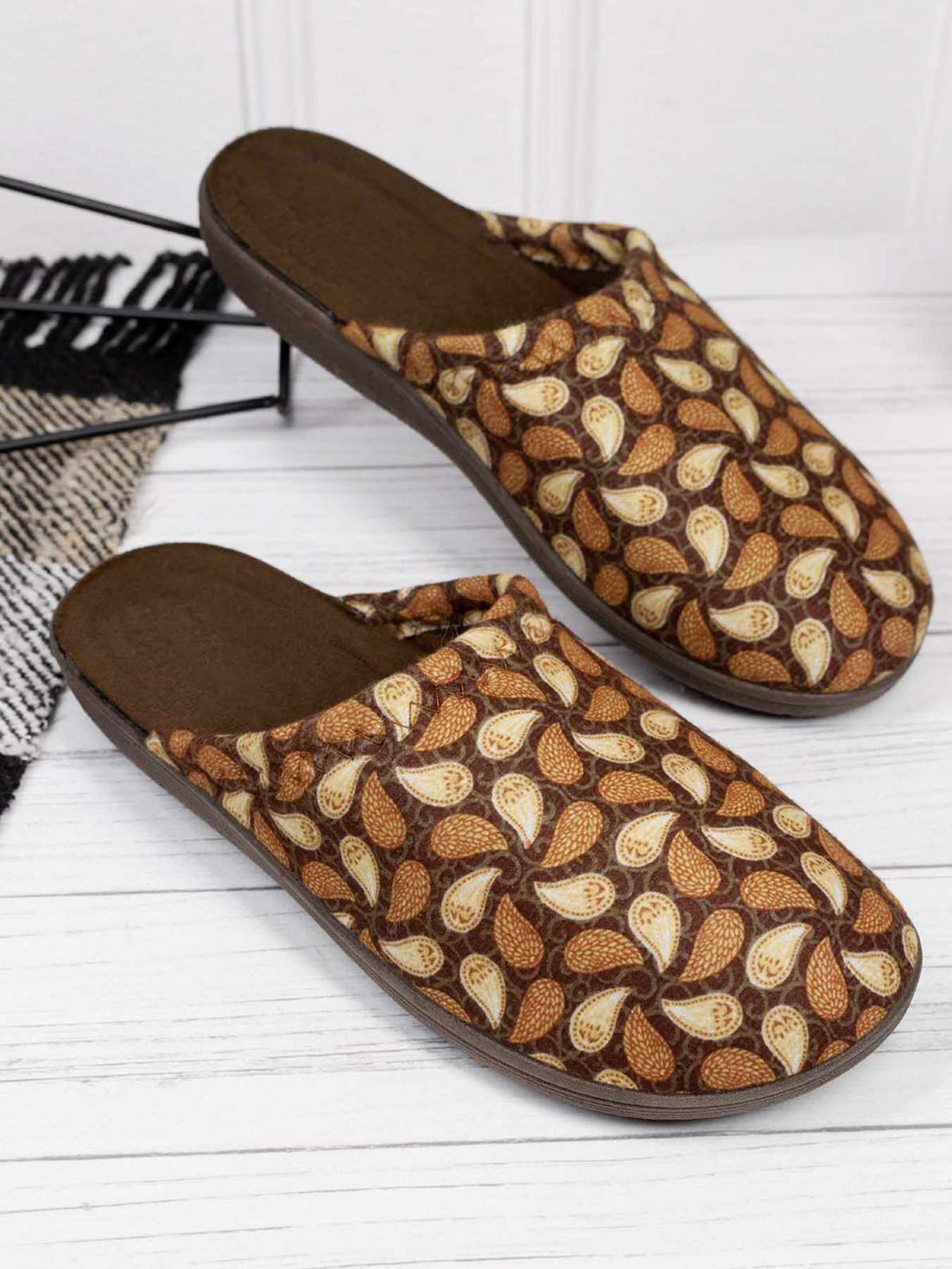 Капці ISSA Plus модель OB3-37_коричневый Фото