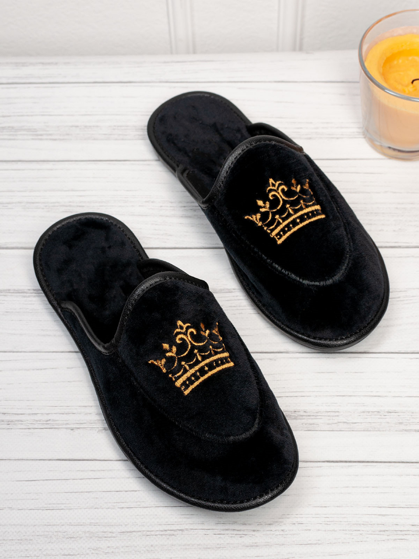 Тапки ISSA Plus модель OB3-18_черный Фото