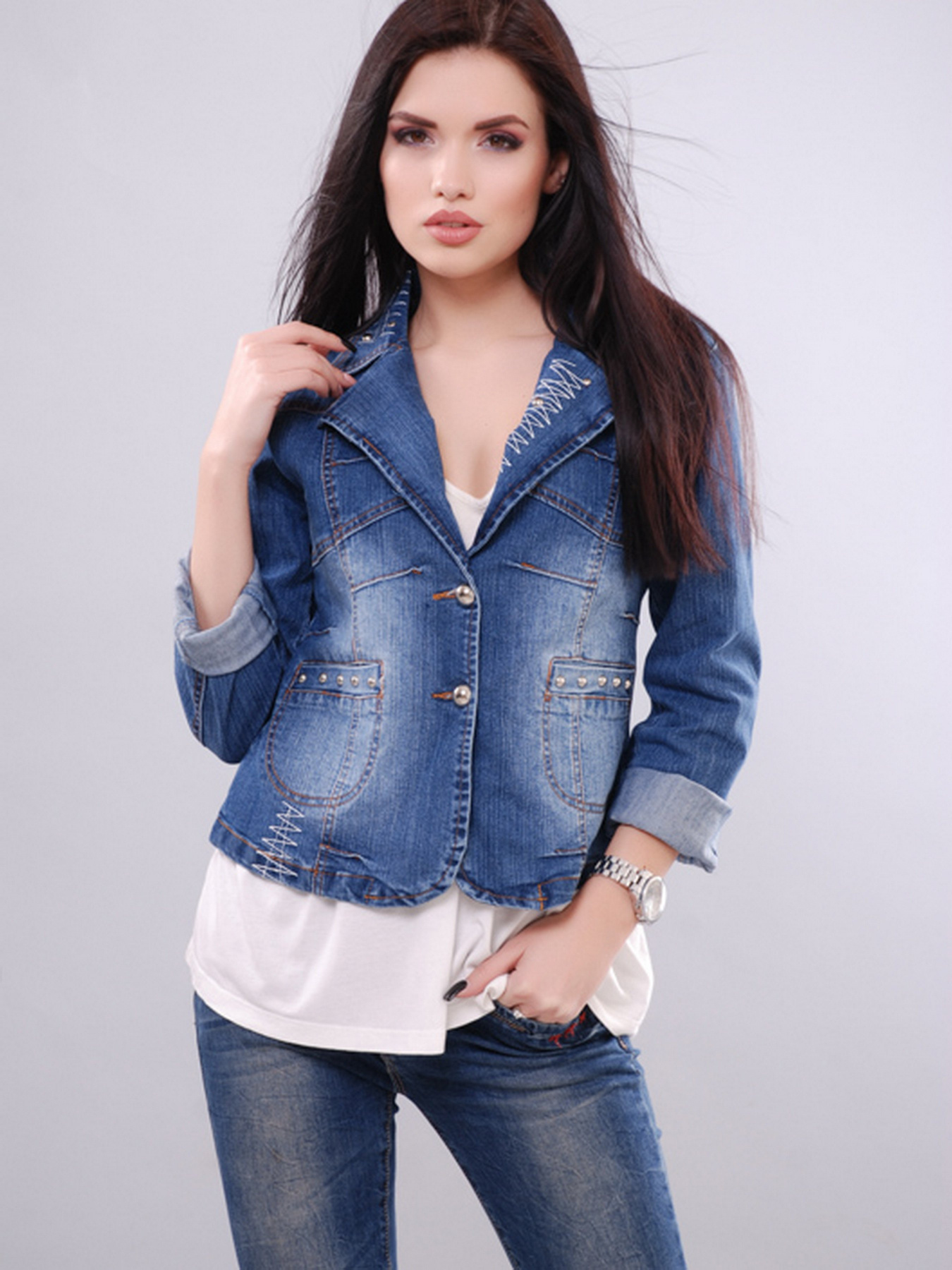 Джинсова куртка CARICA модель 3010735 Фото