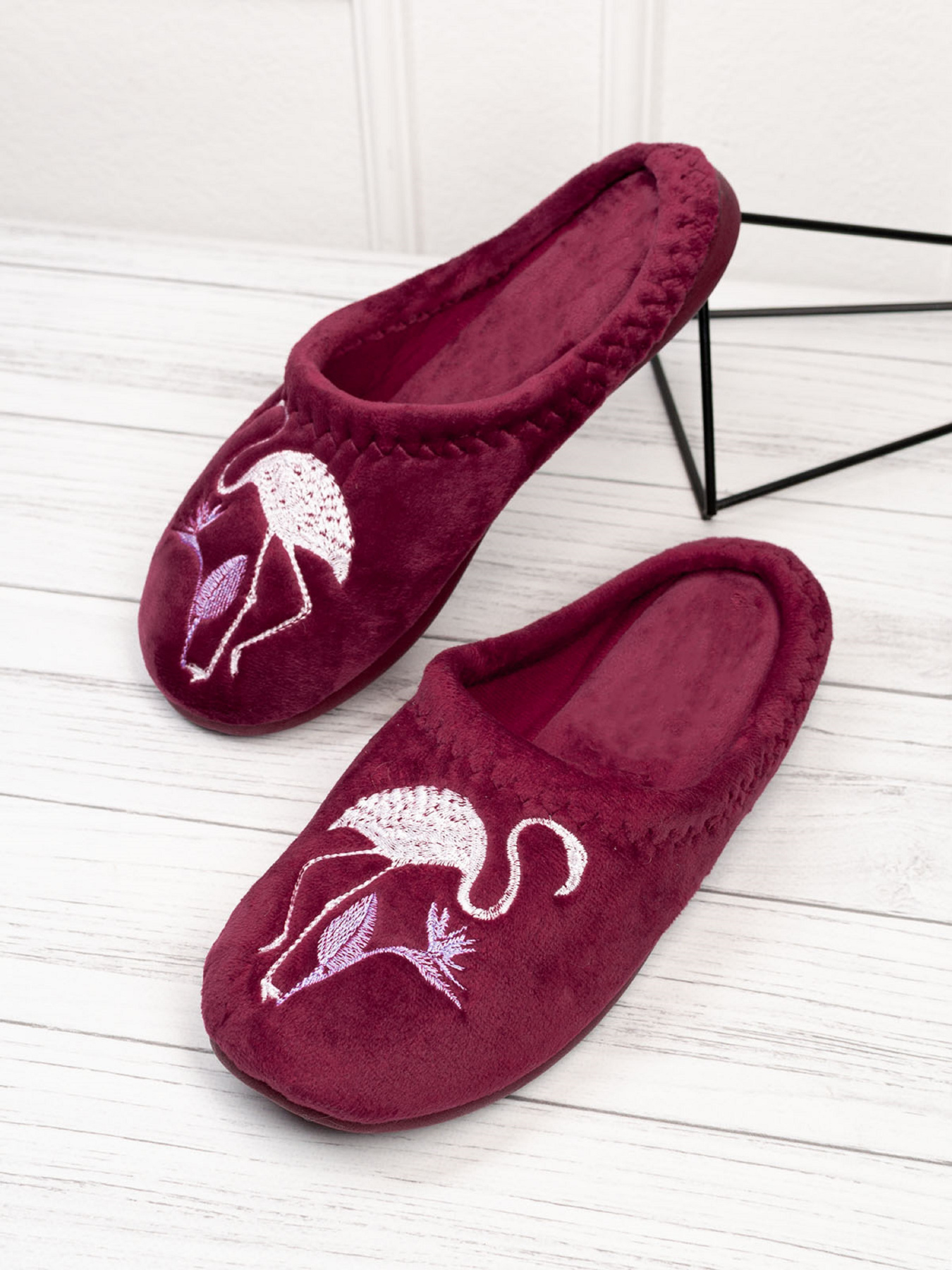 Капці ISSA Plus модель OB3-35_бордовый Фото