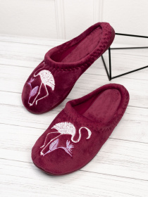 Капці ISSA Plus модель OB3-35_бордовый Фото