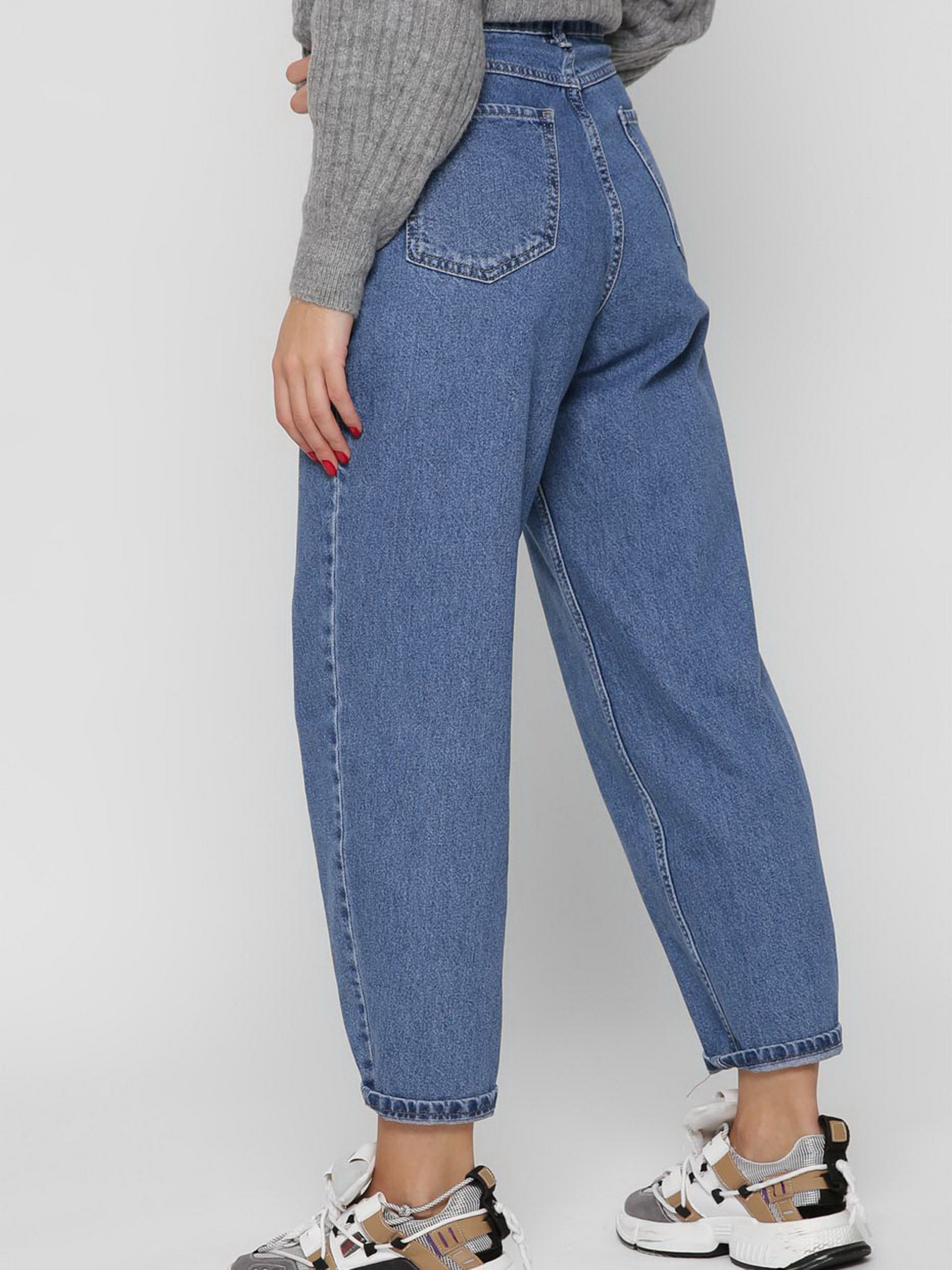 Джинси мом CARICA модель 318302 Фото