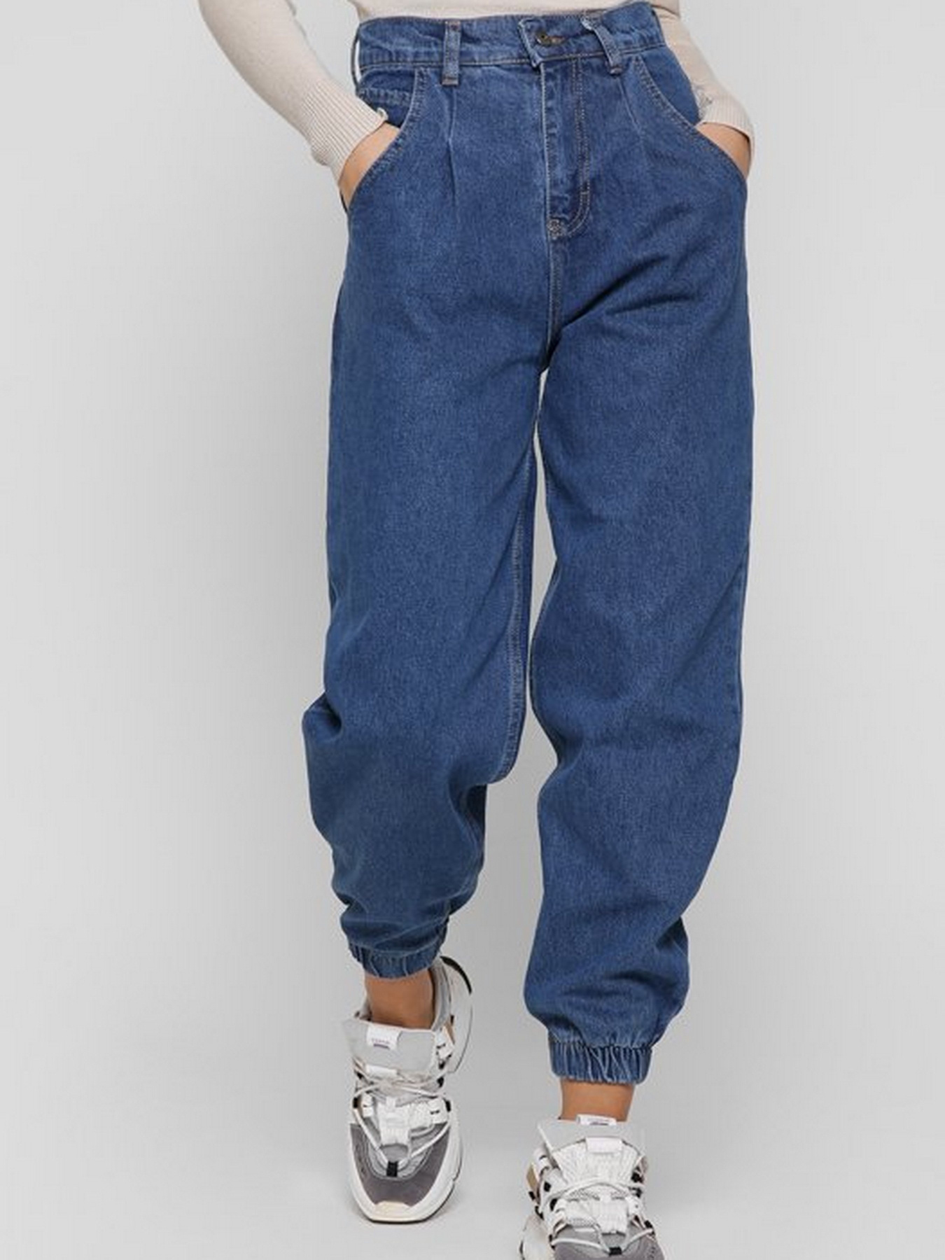 Джинсы мом CARICA модель 318432 Фото