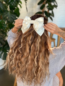 Большой бант из королевского атласа. Luxury аксессуар для волос для девушки и женщины MyScarf модель ba_047 Фото