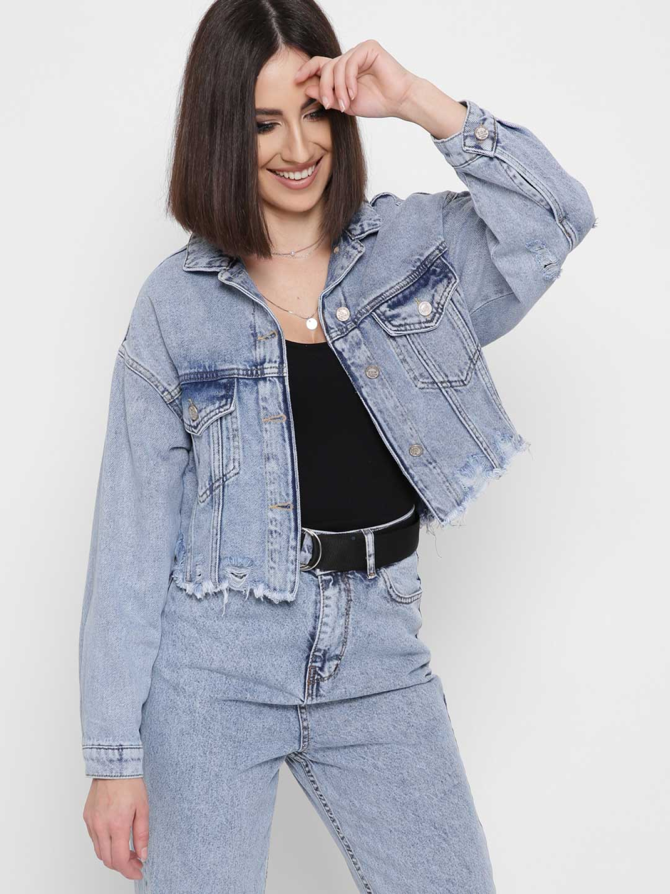 Джинсова куртка CARICA модель 3184611 Фото