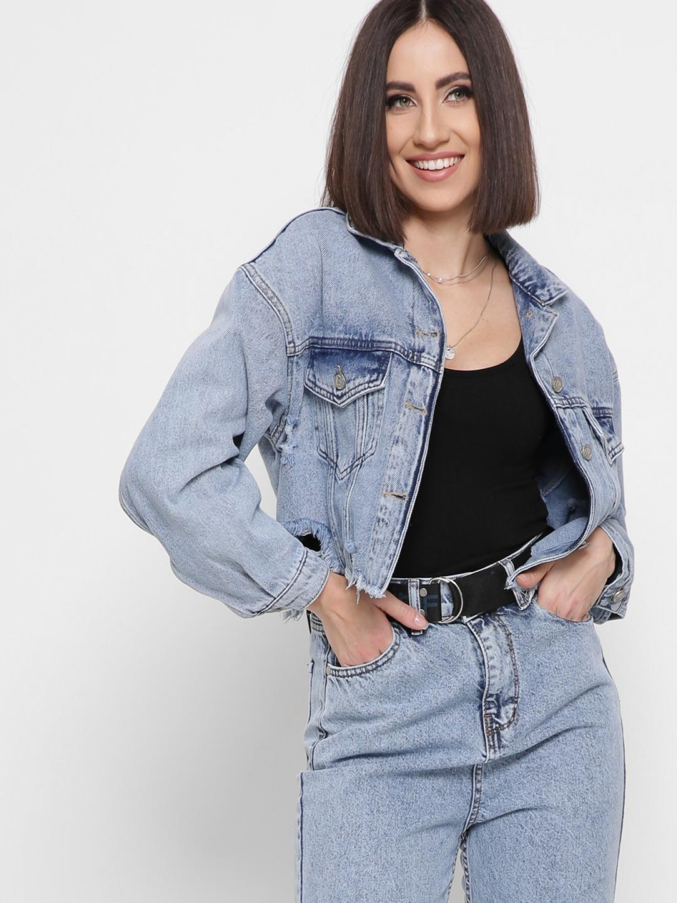 Джинсова куртка CARICA модель 3184611 Фото