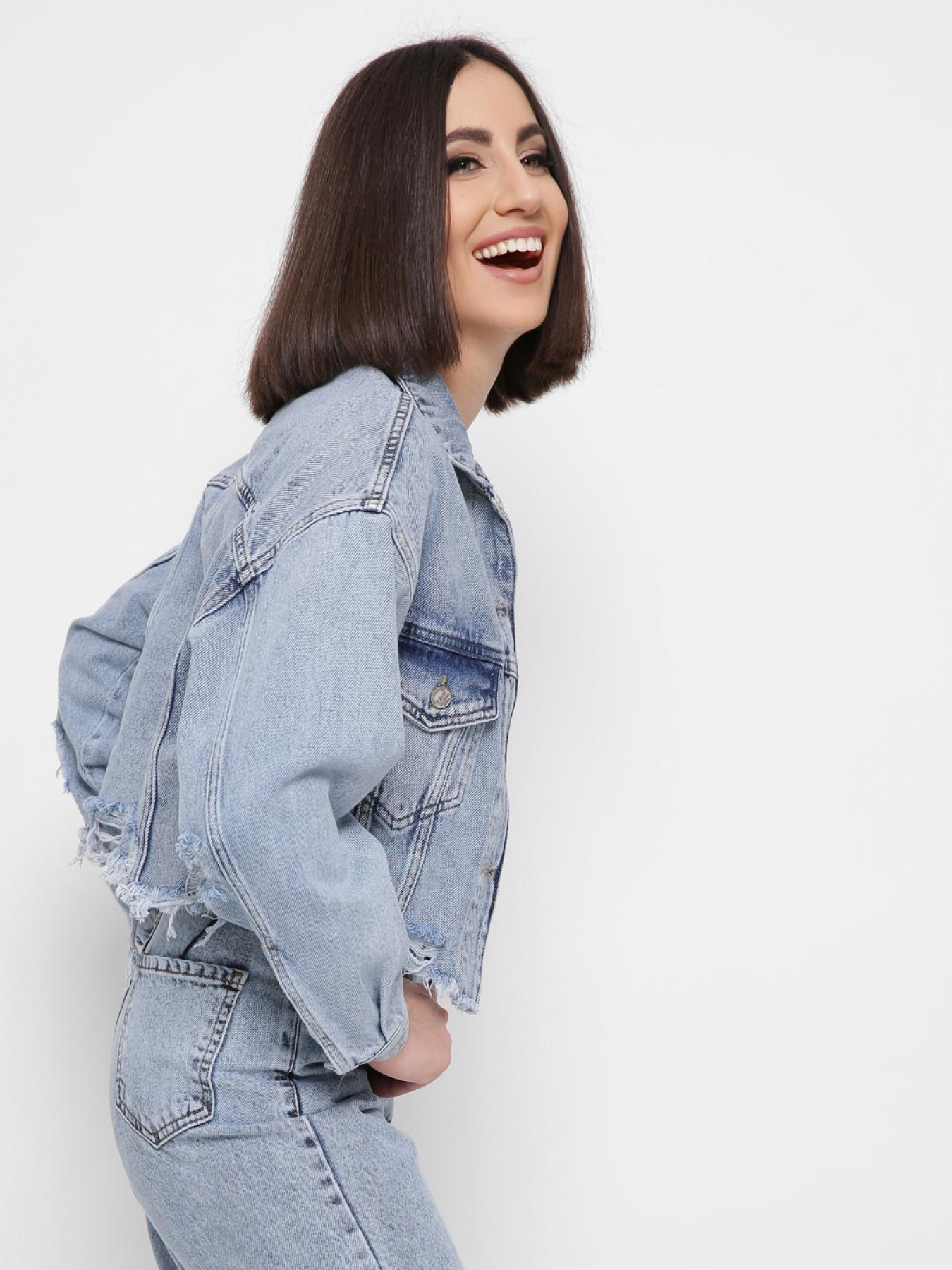 Джинсовая куртка CARICA модель 3184611 Фото